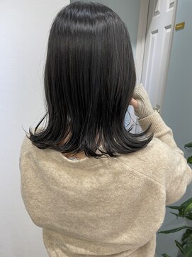 トゥーリ 薬院店(tuuli) tuuli miyu ブルージュボブ/ハイライト/ブルーブラック