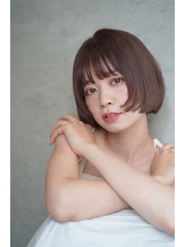 フラッグ 九大学研都市店(Flag) ボブ ピンクベージュ