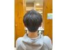 【メンズスタイリスト限定】メンズカット+W炭酸スパ+眉カット￥7,480→￥6,732