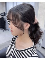 ロンドアヴァントゥス 池袋(Lond aventus)&nbsp;韓国レイヤー/韓国風/ボブ/髪質改善/黒髪/ブリーチなし〔池袋〕