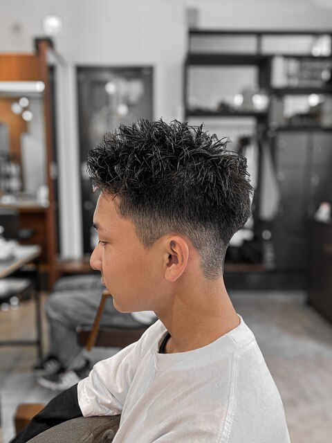 【IRIE HAIR赤坂】フェード×スパイキーショート×メンズカット