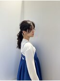 顔まわりパーマ