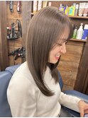 アッシュベージュ/くすみベージュ/サラツヤトリートメント