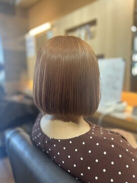 ブランカ(blanca) ミニボブ/オレンジブラウン