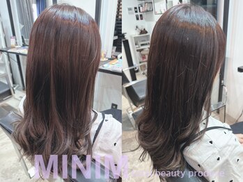 ミニムトータルビューティープロデュース(MINIM total beauty produce)の写真/【松山初導入！繰り返し使える羽エクステ取扱★】高品質×技術力で地毛との馴染みが良く自然な仕上がり◎