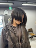 髪質改善カラー　ダークグレージュ