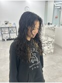 ツイストスパイラルパーマ/ロングパーマ/ウェットヘア