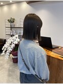 切りっぱなしボブ