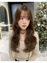 ロンドメリア 天神大名店(Lond Melia) 小顔に見せるヘア/ワンレン/ボブウルフ/ネビージュ/黒髪カタログ