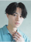 渋谷アップバングセンターパート波巻きスパイラルパーマツイスパ