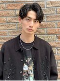 韓国マッシュニュアンスパーマスパイキーショート