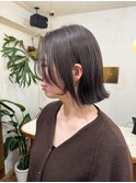 ブリーチなしグレーカラー/透明感カラー/グレージュくすみカラー