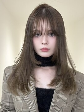 アイトーキョーエス 渋谷(AI TOKYO S) レイヤーカット/シアーカラー/シルキーベージュ/