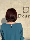 ショートボブ髪質改善縮毛矯正トリートメントストレート
