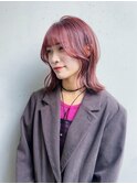 レイヤーカットボブ / ボブ /顔周りレイヤー/ミディアムボブ