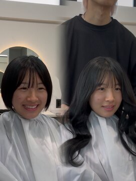 ラピス 福岡天神店(Lapis) ボブからエクステで作るロングヘア