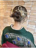 卒業式ヘアセット着付け