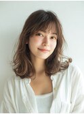 黒髪/クラゲヘアー/オリーブグレー/小顔/ココアベージュ/上尾