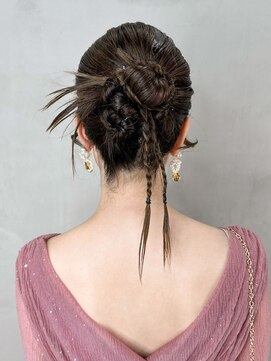 アイティーバイアルバム 下北沢店(IT by ALBUM) 韓国ヘアおくれ毛グレージュロング_ba517281