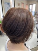 大人グラデーションボブ