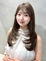 グロー 大宮(GLROW)&nbsp;顔周りカット/ミディアムレイヤー/レイヤーカット／大宮