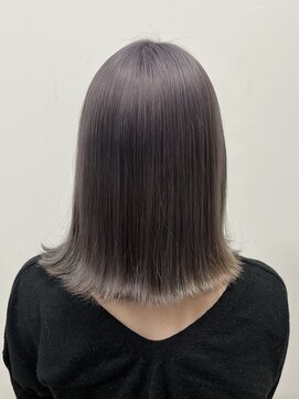 ラピステン 福岡天神 大名店(Lapis) 10代・20代/ダブルカラー/色落ち◎中明度ラベンダーグレー