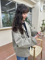 パークレーン アイス イヴェン(park lane ICI yeven)&nbsp;20代30代40代パーマミディアムロングレイヤーカットブリーチなし