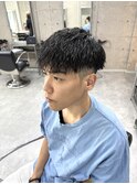 フェード×縦落ちツイストスパイラル