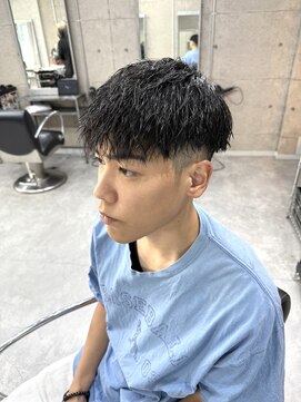 フェード×縦落ちツイストスパイラル