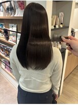 ユーフォリア 青山(Euphoria)&nbsp;【担当きょうこ】ブリーチ１回ベースに髪質改善赤み消しベージュ