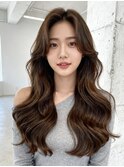 タッセルボブセミロングレイヤーボブくるみちゃんヘアパーマボブ