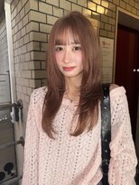 シイ(SIE)&nbsp;ピンクベージュ　ブリーチカラー