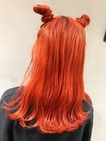 ジーナ 赤羽(XENA) ブラッドオレンジ/顔型別ヘアスタイル特集/ビタミンカラー/赤羽