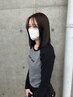 【安達指名限定】　似合わせカット＋ツヤツヤ透明感カラー　￥8000