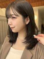 ローレンアオ(LOREN AO)&nbsp;ミルクティーブロンド/ダークブルー/デジタルパーマ/矢場町