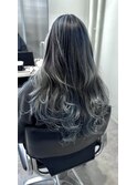 コントラストハイライトバレイヤージュ
