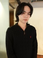 ノラジャーニー(NORA Journey)&nbsp;メンズボブウルフメンズミディアムレイヤーカットメンズウルフ