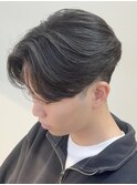 MEN’S HAIR/千葉駅/センターパート/曲がる縮毛矯正/齊藤大樹