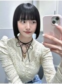 大人気オーダータッセルボブ ×美髪矯正