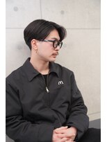 トラスト ザ バーバー 東京駅日本橋店(TRUST the Barber)&nbsp;センターパート/ニュアンスパーマ/韓国ヘア
