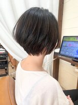 シュシュ レア 大槻店(CHOUCHOU_LEA) 【黒髪でも可愛く♪】丸みを残したショートボブ