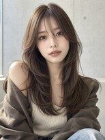 ノア 三宮店(NOA)&nbsp;韓国風小顔ハイレイヤー×艶髪ロング