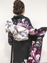 お着物ヘアーセット