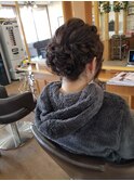 ふわふわクルクルアップスタイル