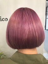 ヘアーコレクトニコ(hair collect nico)&nbsp;ピンクアッシュ×ミニマムボブ