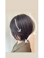 ネオリーブ シュシュ 神保町店(Neolive susu)&nbsp;畠山雄大　マッシュ・くびれショート　ブルーグレージュカラー