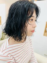 コキュウ(co-kyu) 顔まわり可愛く水パーマウエーブ