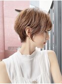 【DaVin中目黒】愛され美人ショート くびれヘア ベージュカラー