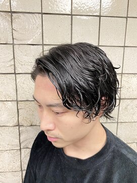 ヒロギンザ 新橋日比谷口店(HIRO GINZA) ウルフパーマ 新橋 理容室 床屋 ヒロ銀座 日比谷