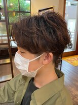 プルス 墨染店(PLUS)&nbsp;メンズスタイル【墨染駅/藤森駅/伏見駅/ハイライト/透け感】